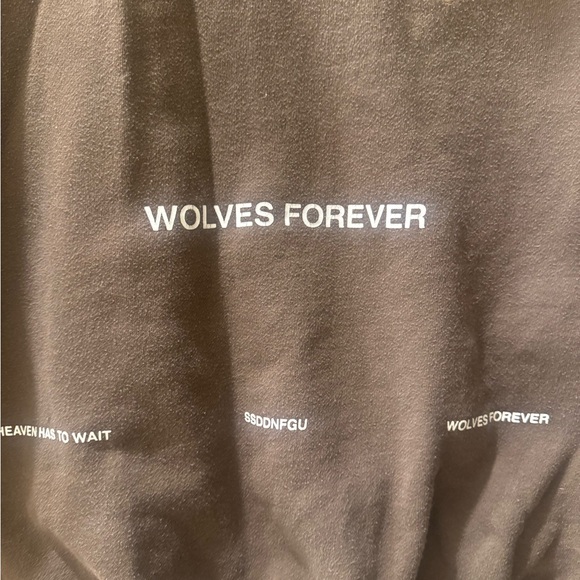 Darc Sport Brown Oversized Graphic Hoodie - Picture 6 of 8